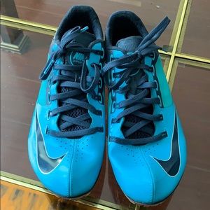 A pr of Nike Flywire Racing/Sprinting Cleats